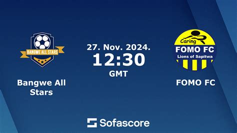 Bangwe All Stars vs FOMO Prediction, H2H, Tip and Match .